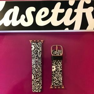 CASETIFY APPLE WATCH BAND 38MM - BLACK/WHITE